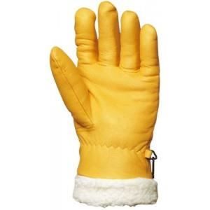 Gant américain ISLANDE EUROTECHNIQUE thermique fourré cuir jaune T10 - COVERGUARD - 2490