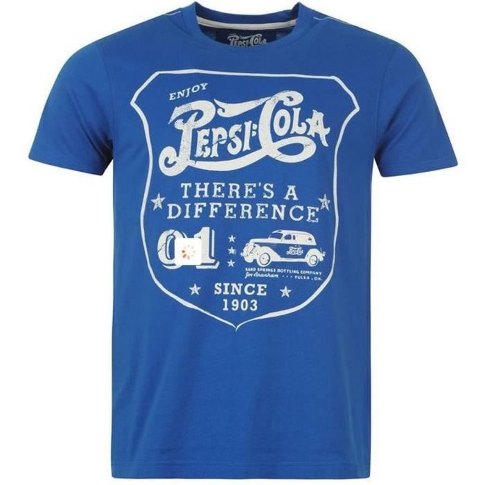 T shirt pepsi homme sale