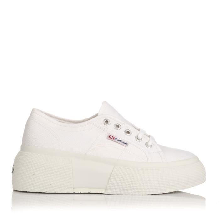Slip-on SUPERGA 2287 COTU ArgentFORMA Blanc - Color - Blanc, Nº de pie - 36  Blanc - Cdiscount Chaussures