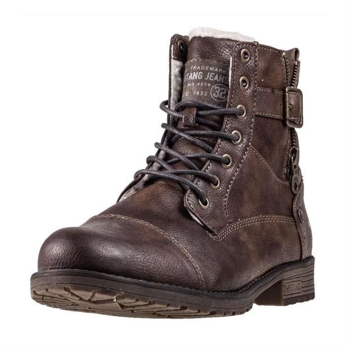 Achat chaussures Mustang Shoes Homme Boots, vente Mustang 4141 502 307  Cognac - Boots Homme marron