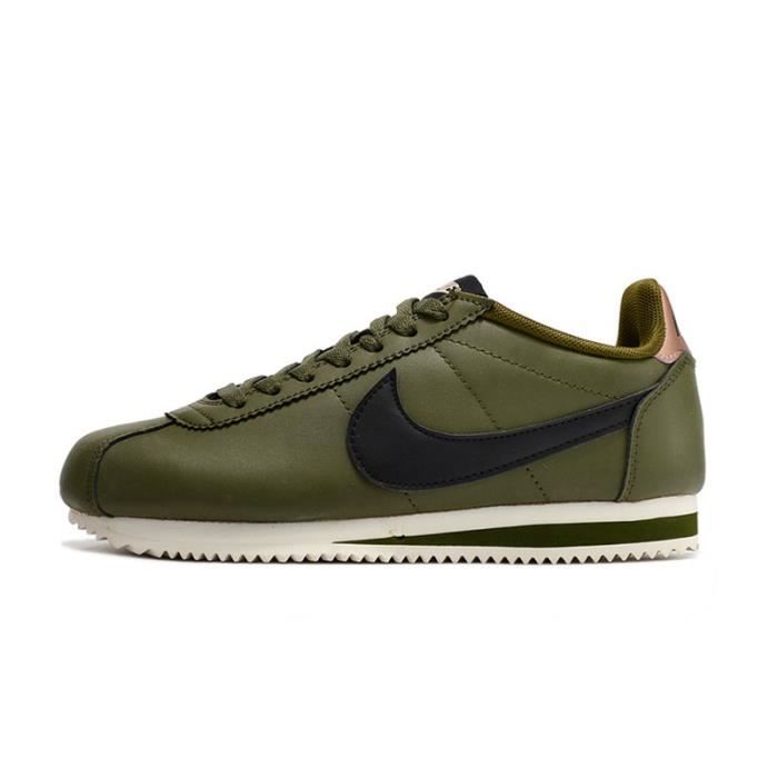 Basket Nike CLASSIC CORTEZ Homme Et Femme Arm e verte Cdiscount
