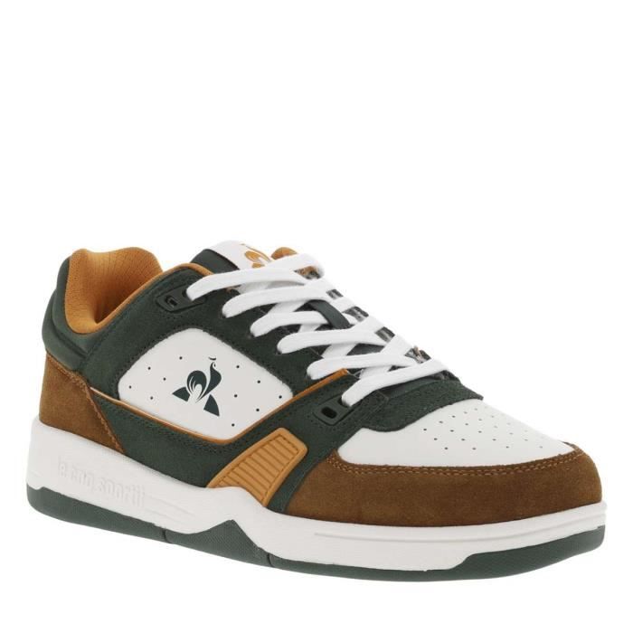 Le Coq Sportif Baskets - LE COQ SPORTIF - Talon plat - Homme - Blanc - Multicolores