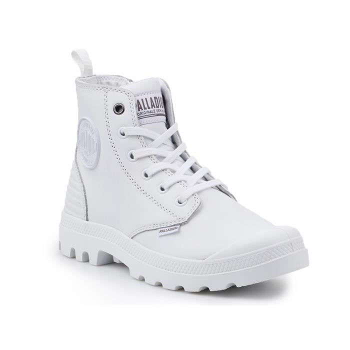 Palladium Baskets - PALLADIUM - Pampa HI Zip - Blanc - Femme - Plat - Zip