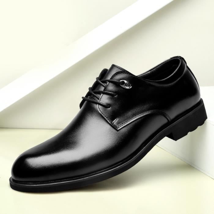 Chaussures en cuir d'affaires de mode classique pour homme MR