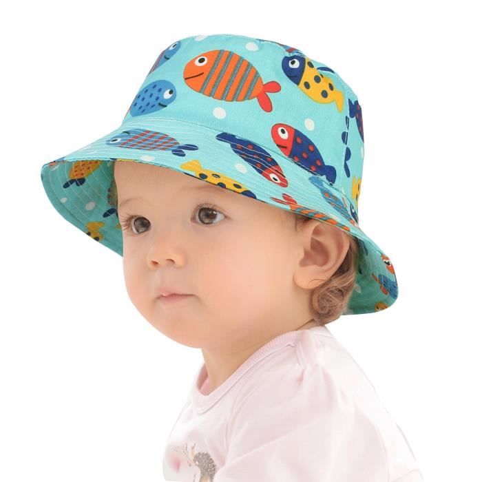 Willheoy Chapeau Bob Bebe Enfant Chapeau De Soleil Ete Unisexe En Coton Pliable Protection Anti Uv Solaire Plage Voyage Vert Cdiscount Pret A Porter