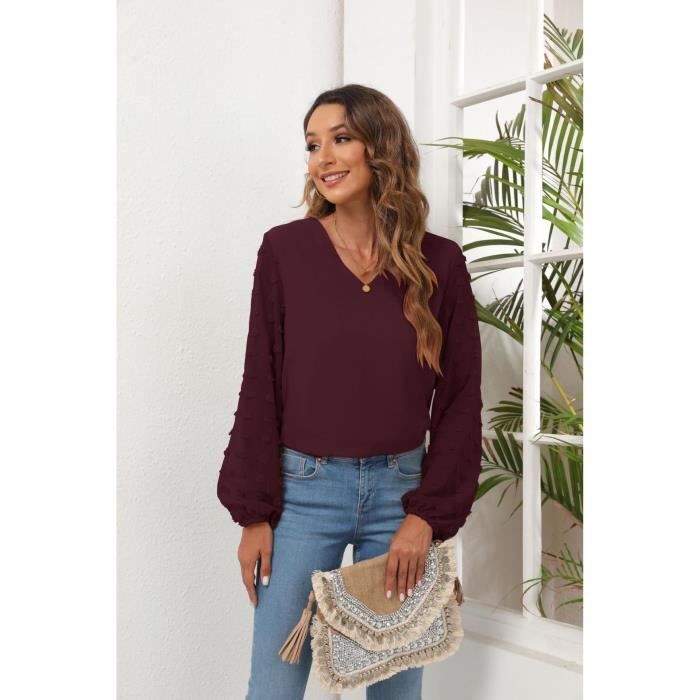 Chemise femme Mode lgante et lgante nouveau design exquis de haute ...
