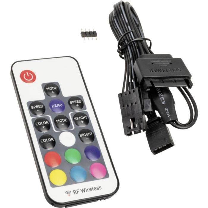 Contrôleur RGB Kolink Inspire L2-RCTRL-S – Universel, 120 Diodes, Télécommande - vue 5