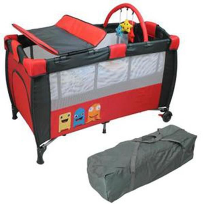 Oobest Rouge Lit Parapluie Lit Bebe De Voyage Multi Fonction Lit Jouet Portable Reglable Cdiscount Puericulture Eveil Bebe