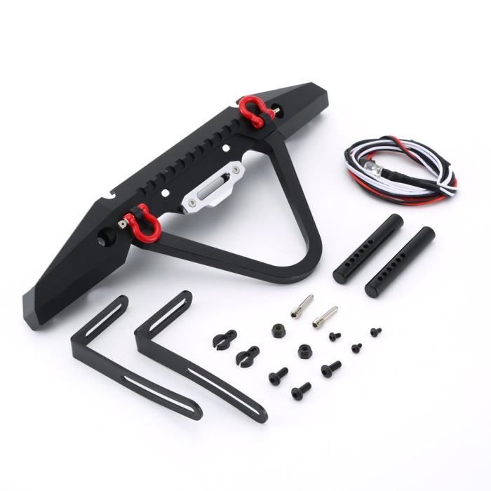 Pare-chocs Avant En Métal Avec LED Pour Traxxas TRX-4 – Protection Renforcée Pour RC Crawler 1/10, Compatible Sport 82024