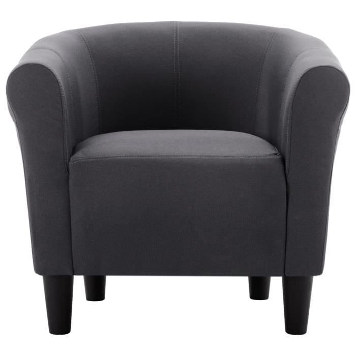 fauteuil noir tissu - ovonni - gar's - contemporain - design - 1 place - relaxation