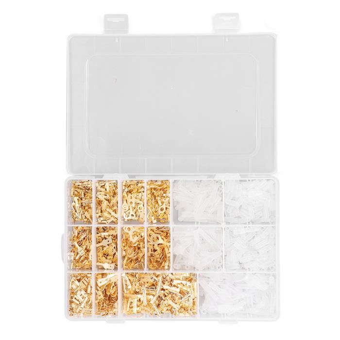 200 Connecteurs à Bornes Isolées (mâle/femelle) 4.0mm - Pour Sertissage Sur Câble, Lot économique