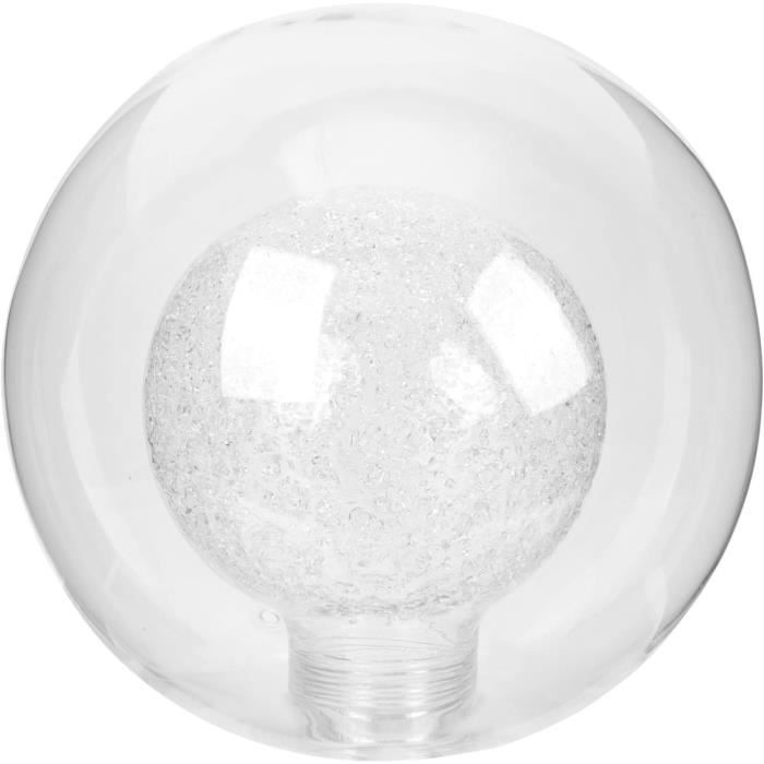 Abat-jour Globe En Verre Transparent 10 Cm – Pour Plafonnier, Salle De Bain | Douille G9 | Décoration Lumineuse Moderne