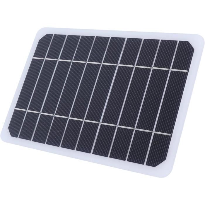 Panneau Solaire 50W Flexible – Chargeur Batterie Camping Bateau 12V, 2 Ports USB, Haut Rendement 23%