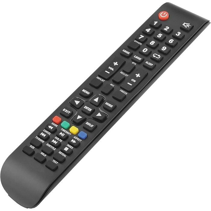 Télécommande Pour TV Continental Edison CELED395B7 - Compatible Smart TV, Netflix, YouTube - Plug & Play