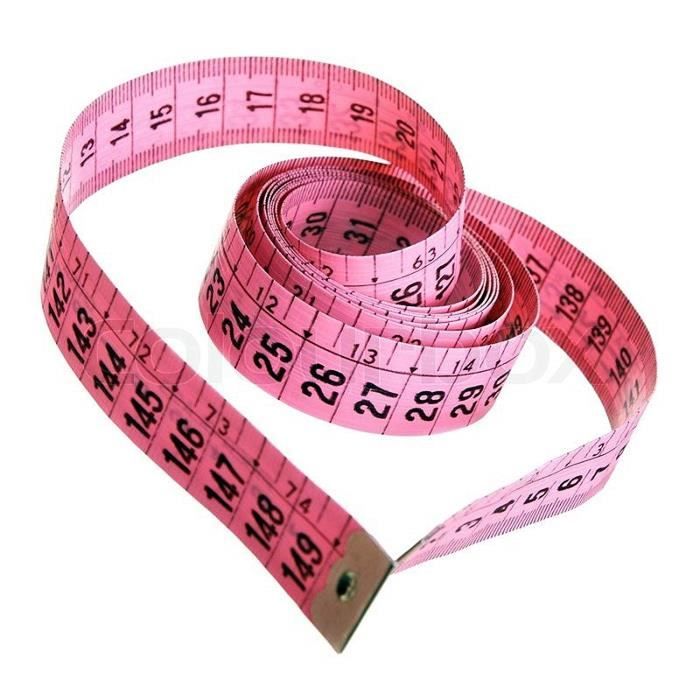 150cm 60 ruban à mesurer souple pour couture Règle de tissu de tailleur  (rose) - Cdiscount Bricolage
