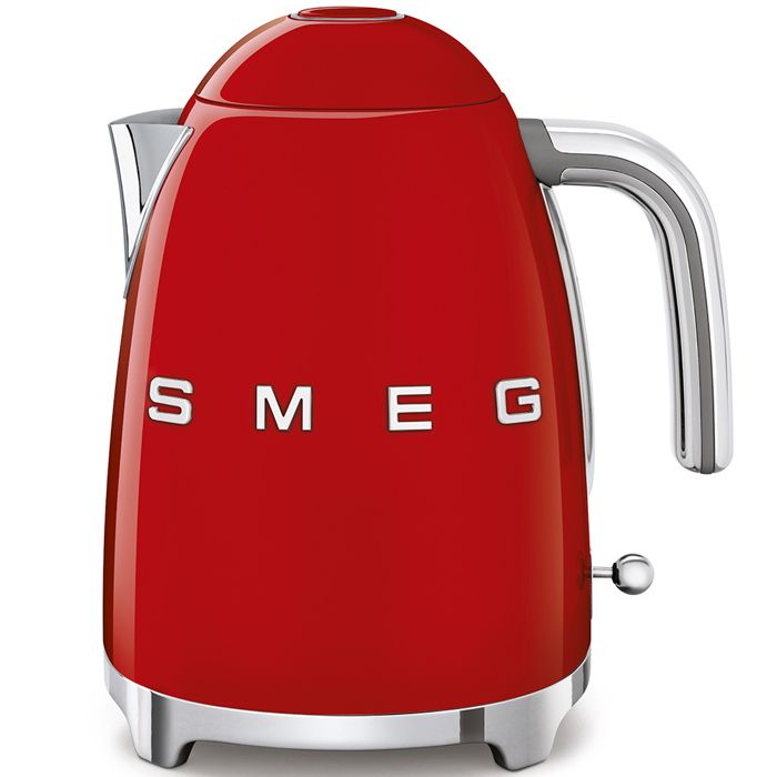 Bouilloire SMEG 50s Style KLF03RDEU - Rouge - 1.7L - 2400W - Anti-calcaire et Maintien au chaud