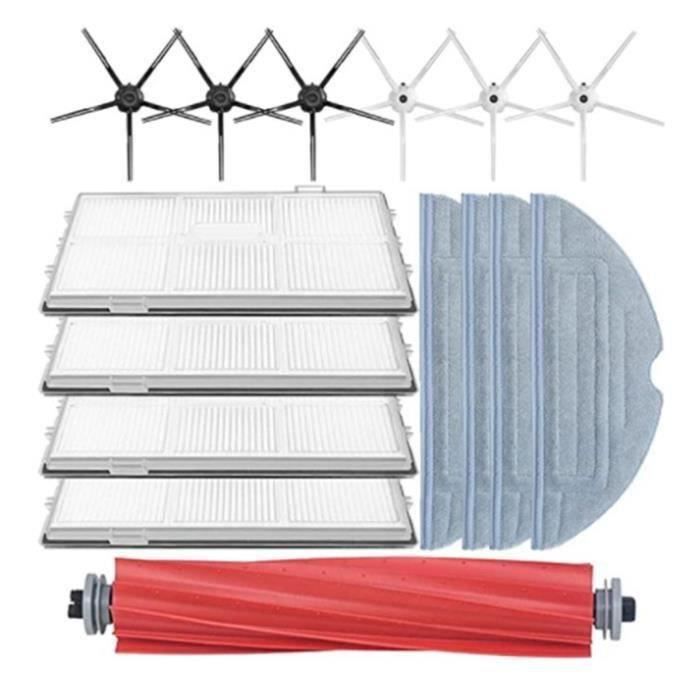 Kit Accessoires Roborock Dyad Pro - 3 Rouleaux Brosse + 2 Filtres + Brosse Nettoyage