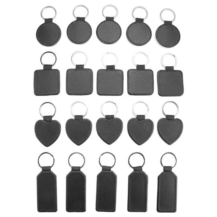 Lot De 20 Porte-Clés Réfléchissants Gilet – PVC Haute Visibilité – Sécurité Nuit & Sport – Accroche Sac à Dos, Vélo