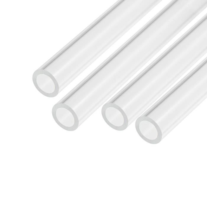 Tuyau Acrylique Rigide Transparent 19 Mm ID / 23 Mm OD - 3/4 Pouces, Neuf