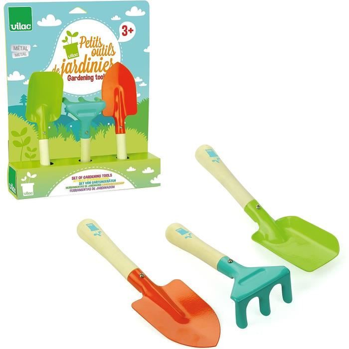 KOTARBAU® Kit d'outils de jardinage pour femme - Pioche pelle râteau et gants