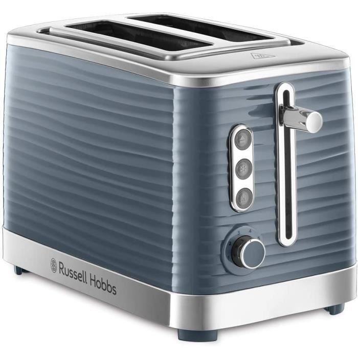 Russell Hobbs Toaster Grille Pain XL 1050W, Contrôle Brunis , Décongéle
