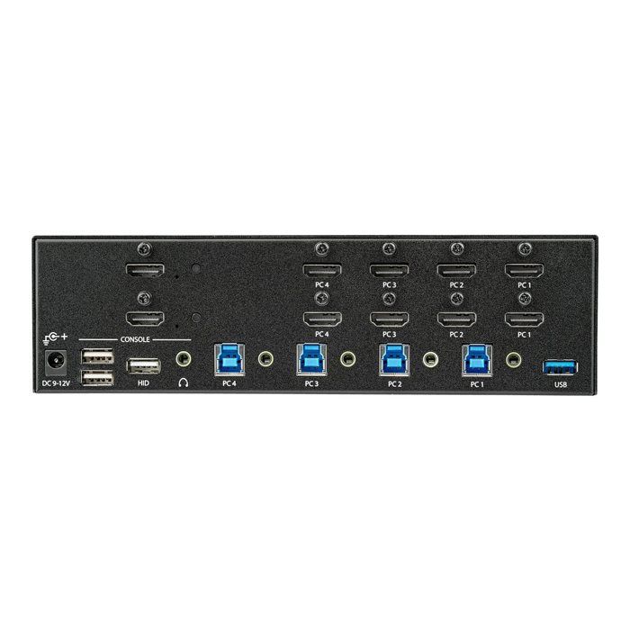 StarTech.com Switch KVM double affichage 4 ports HDMI avec hub USB intégré - vue 3