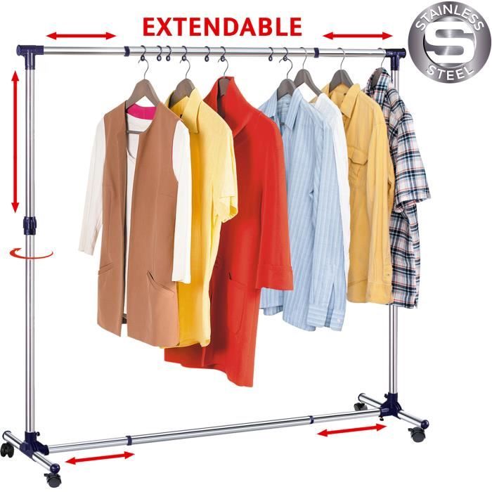 Portant vetement professionnel pliable - L'ensemblier