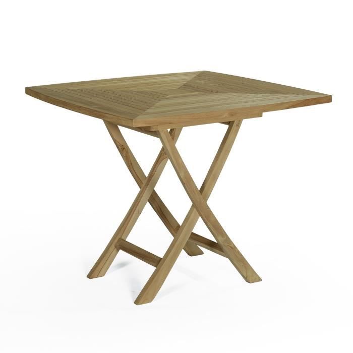 Table Pliante Carrée 90×90