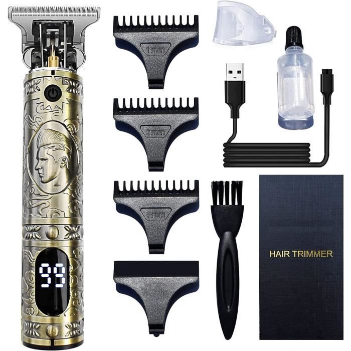 Tondeuse Calor For Men Avec Accessoires - Dans Sa Trousse, Couleur Poivre Blanc, Occasion En Bon état