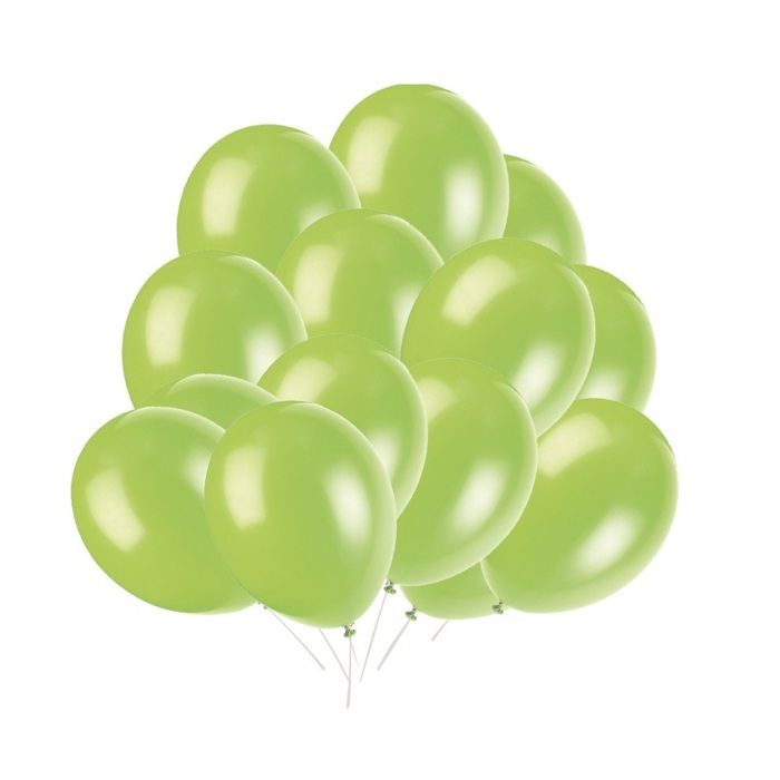 Ballons vert pomme en latex qualité professionnelle - anniversaire