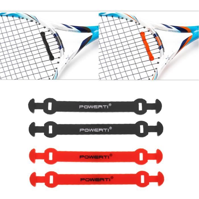 6 x Anti-Vibrateurs Amortisseurs pour Raquettes de Tennis Vibration Dampener 