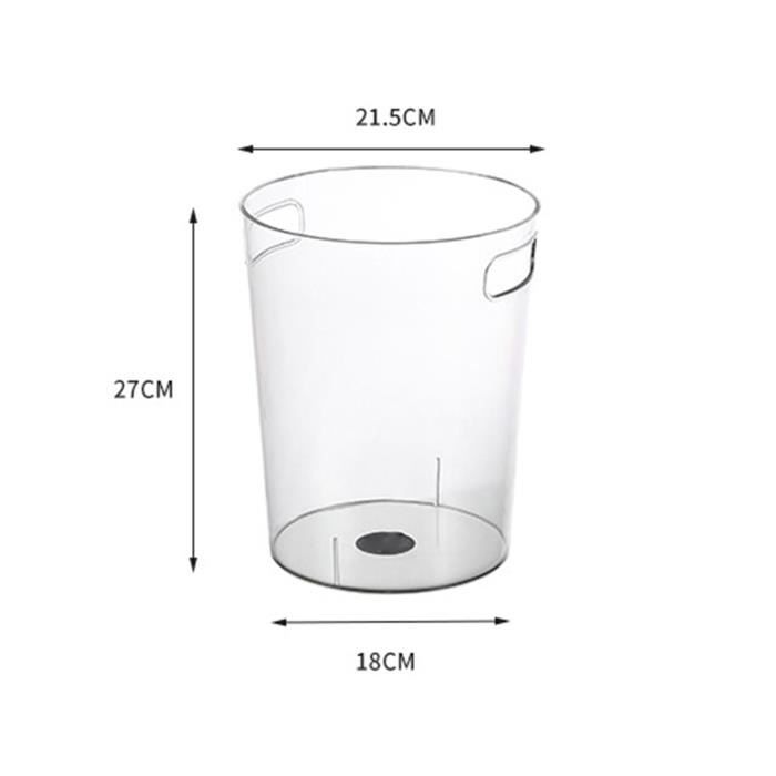 Poubelle Plissée Créative IUNSER 4PC - Grand Modèle Pour Salon, Chambre Et Bureau, Style Élégant Blanc