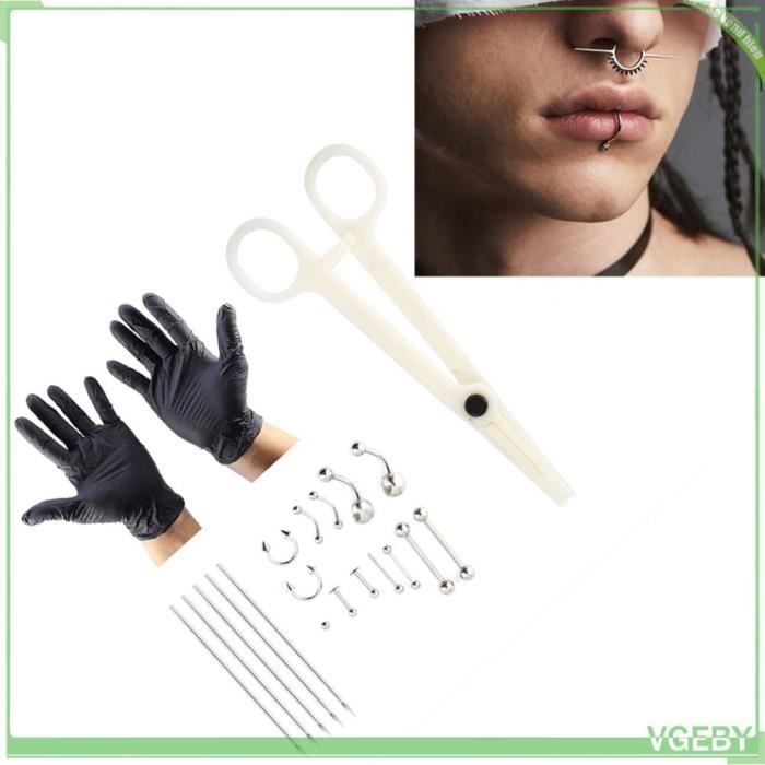 Kit De 6 Pistolets Piercing Jetables GXGM - Perçage D'oreille Stérile Et Indolore à Domicile