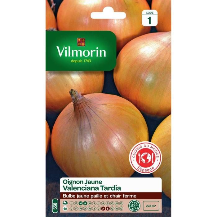 Meilleurs prix pour Sachet graines Oignon jaune valenciana Tardia-