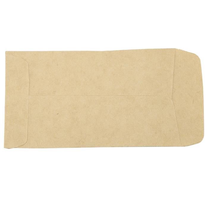 Envelop Schets VINGVO 100pcs Sachets en papier kraft, Enveloppe auto-adhésive ...