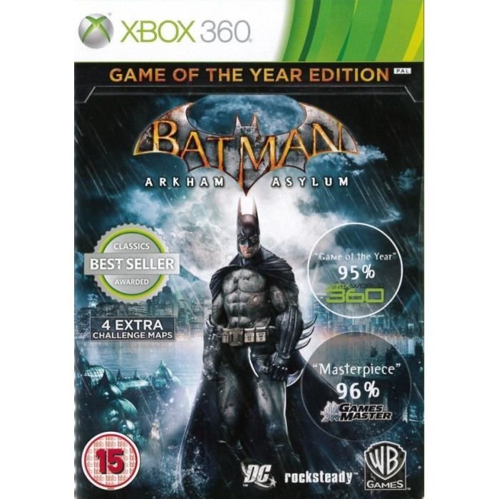 Batman Arkham Asylum Game Of The Year Edition...