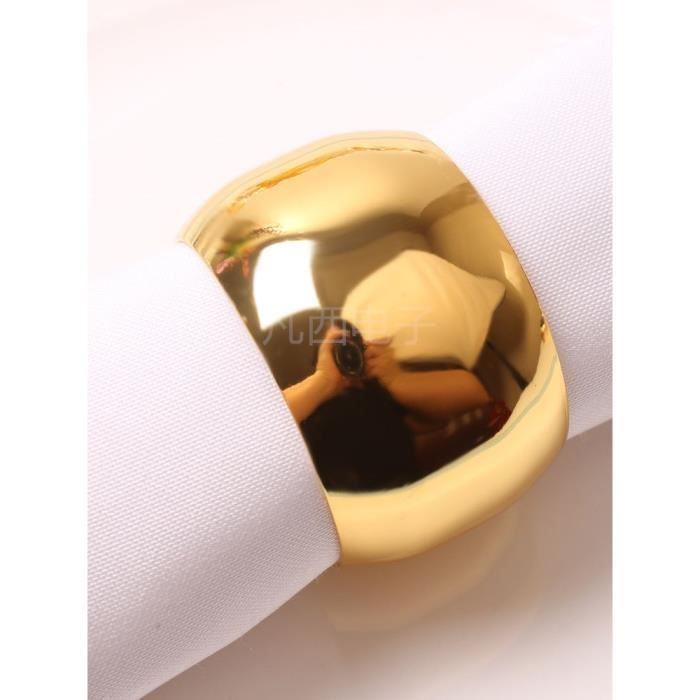 Or Anneaux De Serviette, 8 Pièces Porte-serviettes Boucles De Serviette