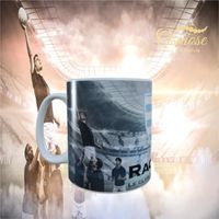 Mug Céramique Racing 92 - Supporter De Rugby - Contenance 325 Ml - Fabriqué En France - Neuf