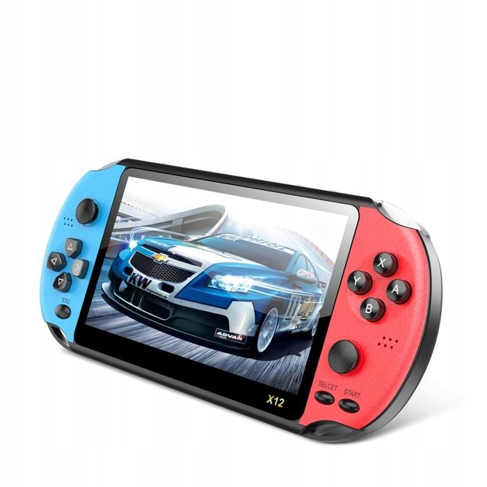 Nouvelle Console de Jeu Portable X7 Jeu Vidéo MP5 Écran Large HD de Pouces 4.3 Double Joystick Jeu Classique Rétro Mini Portable 8g