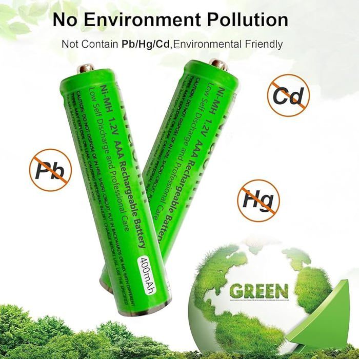 Pile Rechargeable AAA 400mah 1 2v pour Téléphone Pile AAA 400mah NiMH — free download