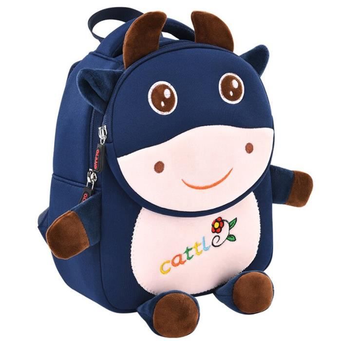 Sac à Dos Enfant Garderie Maternelle Sac Creche Sac Animaux Cartable École  Cartoon Mignon pour bébé Fille garçon 1-3 Ans,Coccinelle