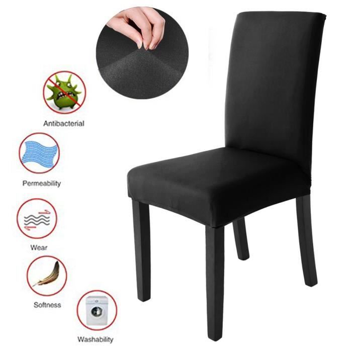 Housses De Chaise KELUINA - Lot De 6, Jacquard Extensible Lavable