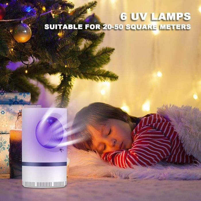 Outsunny Lampe UV anti moustique électrique 20 W tue mouche
