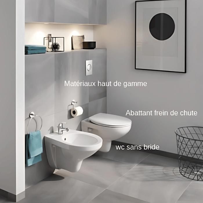 Grohe Bau Ceramic Abattant Wc Lavant Grohe Grohe Bau Ceramic