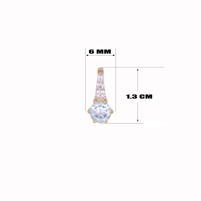 Collier En Argent Massif Avec Quartz Fumé Et Zirconiums - Modèle Multi-rang, Occasion