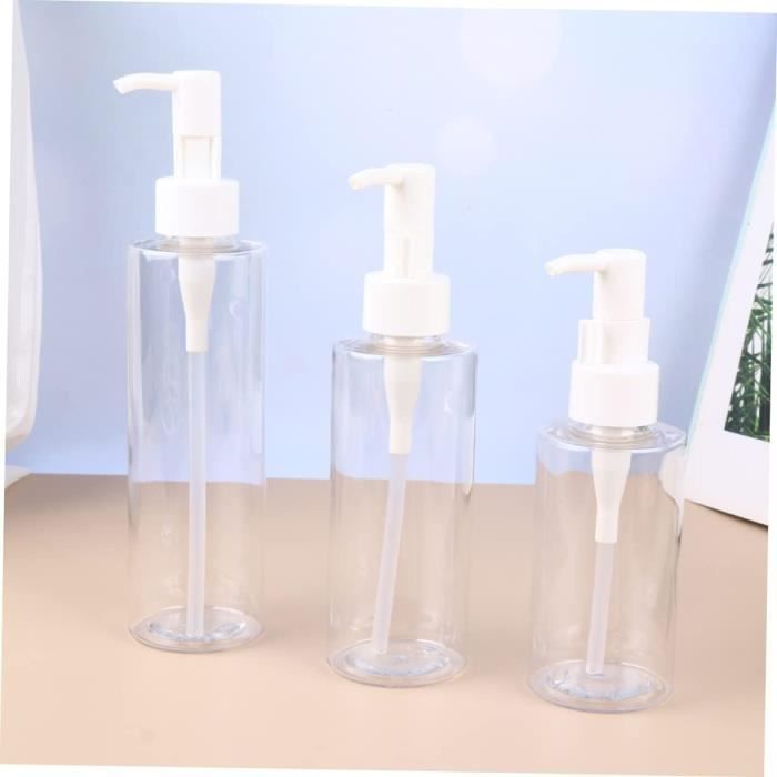 8 Flacons Pompe Voyage Mousse 60ml Samulee - Distributeur Savon Shampoing Vide Avec Autocollants