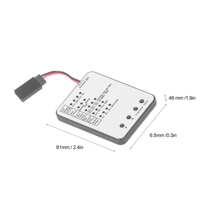 Carte Programmation ESC DollaTek - Compatible Surpass Hobby Rocket | LED | Plug & Play