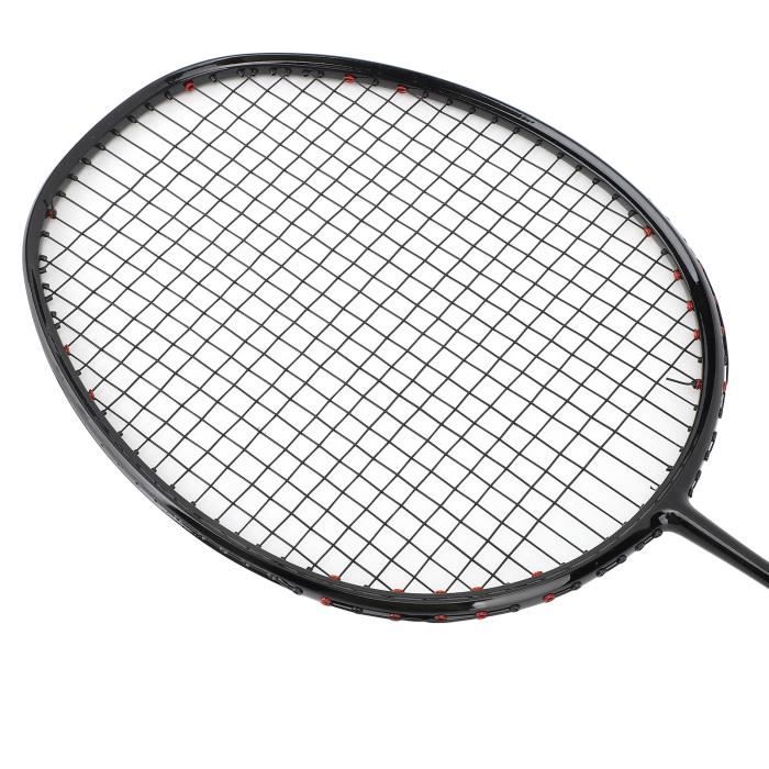 Raquette De Badminton En Fibre De Carbone OGEENIER GT5 PRO - Poids 4U (82g), Tension 24-30 Lbs - Pour Débutants Et Joueurs Occasionnels - 10