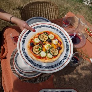 Zassenhaus Assiette à Pizza En Bois D'Hévéa 33 Cm - Durable Et Écologique