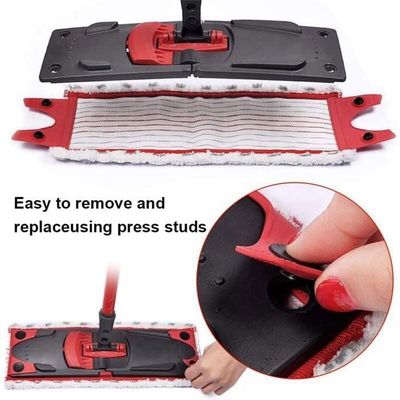 Lot De 2 Housses Microfibre 2en1 Pour Vadrouille - Recharges Absorbantes Pour Balai Serpillière Tous Sols Durs & Sensibles